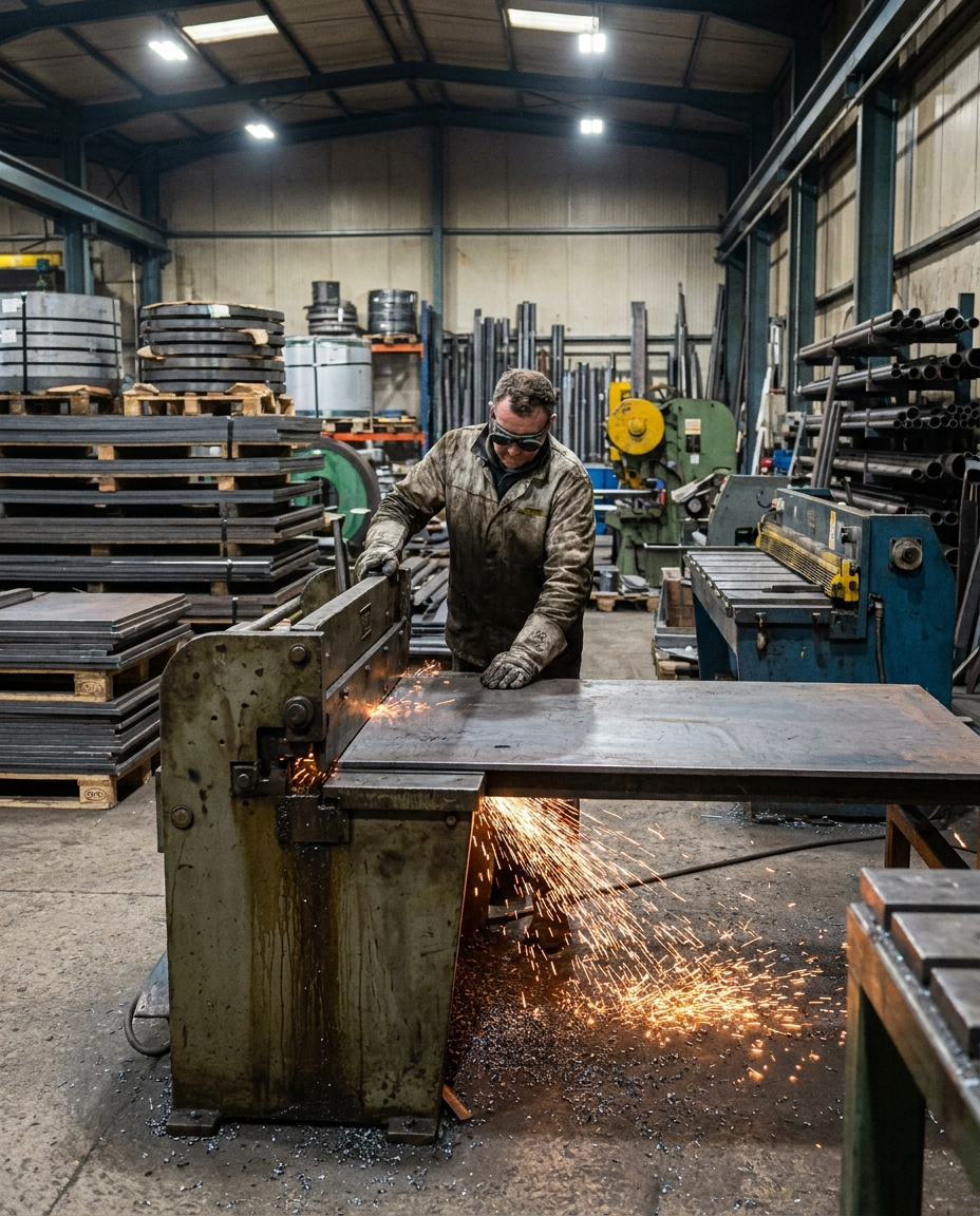 In-house steel fabrication